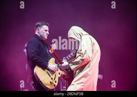 Courteners ,Performing at Tramlines Festival,Sheffield , Regno Unito , 22.07.2023 Foto Stock