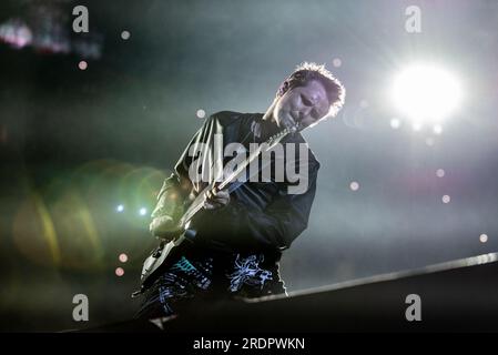 Milano, Italia. 22 luglio 2023. Matthew Bellamy (Muse) crediti: Agenzia fotografica indipendente/Alamy Live News Foto Stock