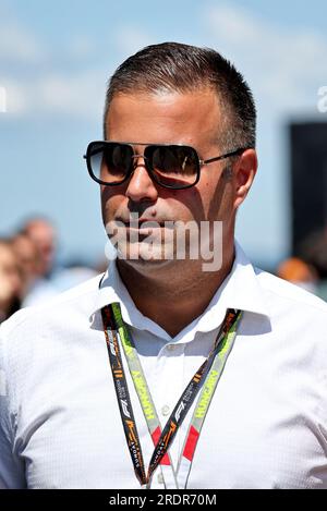 Budapest, Ungheria. 23 luglio 2023. Zsolt Baumgartner (HUN). Campionato del mondo di Formula 1, Rd 12, Gran Premio d'Ungheria, domenica 23 luglio 2023. Budapest, Ungheria. Crediti: James Moy/Alamy Live News Foto Stock