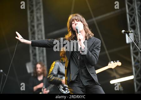 Bossoms ,Performing at Tramlines Festival,Sheffield , Regno Unito , 22.07.2023 Foto Stock