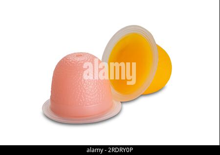 Multi-colore jelly in stampi di plastica Foto stock - Alamy