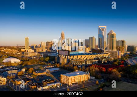 Charlotte è la città più popolosa dello stato americano della Carolina del Nord. Situata nel Piemonte, è la 16° città più popolosa degli Stati Uniti Foto Stock