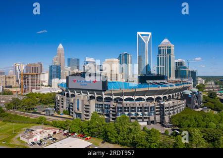 1 maggio 2020, Charlotte, North Carolina, USA: Lo stadio Bank of America ospita i Carolina Panthers della NFL a Charlotte, NC Foto Stock