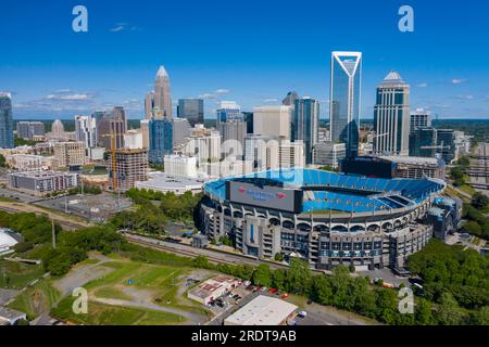 1 maggio 2020, Charlotte, North Carolina, USA: Lo stadio Bank of America ospita i Carolina Panthers della NFL a Charlotte, NC Foto Stock