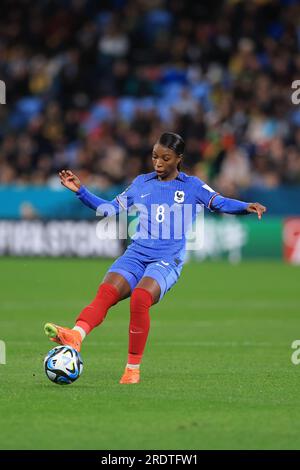 Sydney, Australia. 23 luglio 2023; Sydney Football Stadium, Sydney, NSW, Australia: FIFA Womens World Cup Group F Football, Francia contro Giamaica; Grace Geyoro della Francia passa il pallone credito: Action Plus Sports Images/Alamy Live News Foto Stock