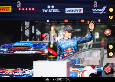 TANAK Ott (EST), M-SPORT FORD WORLD RALLY TEAM, FORD Puma Rally1 Hybrid, WRC, ritratto durante il Rally Estonia 2023, ottava prova del WRC World Rally Car Championship 2023, dal 20 al 23 luglio 2023 a Tartu, Estonia Foto Stock