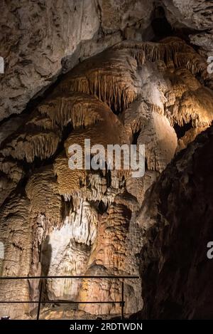 La magica grotta di Svoboda in Slovacchia Foto Stock