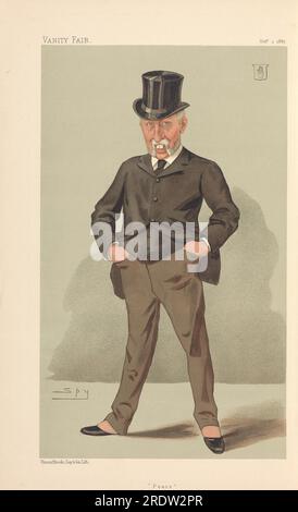 Vanity Fair - uomini d'affari e Empire Builders. "Pace" Sir Joseph Whitwell Pace, Bart. M.P. - Il 1 ottobre 1887 1887 di Leslie Ward Foto Stock