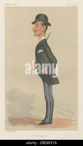 Vanity Fair: Royalty; 'The Empire', H.I.H. The Prince Imperial, Eugene Louis Jean Joseph, 14 luglio 1877 1877 di Leslie Ward Foto Stock