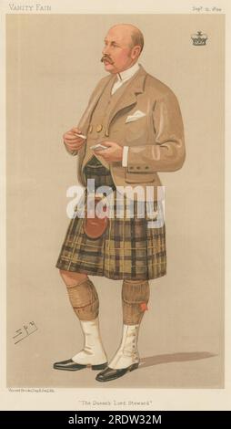Vanity Fair: Scotsman; 'The Queen's Lord Steward', The Marquis of Breadalbane, 13 settembre 1894 1894 di Leslie Ward Foto Stock