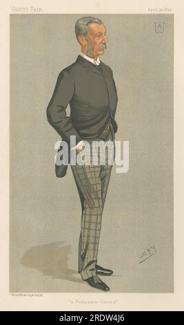 Politici - Vanity Fair - "un Postmaster General”. Sir James Fergusson. 30 aprile 1892 1892 di Leslie Ward Foto Stock