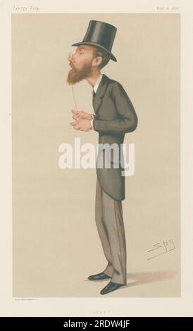 Politici - Vanity Fair - "Calne". Lord Edmund George Fitzmaurice. 16 febbraio 1878 1878 di Leslie Ward Foto Stock