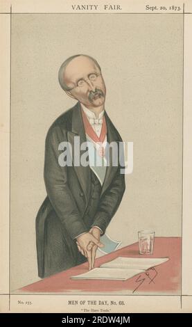 Politici - Vanity Fair - "il commercio degli schiavi”. Sir Henry Bartle Edward Frere. 20 settembre 1873 1873 di Leslie Ward Foto Stock