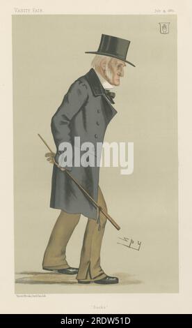 Politici - Vanity Fair. 'Bucks'. Sir Harry Verney. 15 luglio 1882 1882 di Leslie Ward Foto Stock