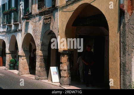 Via Browning, Asolo, Veneto, Italia, Venezia, Veneto Foto Stock