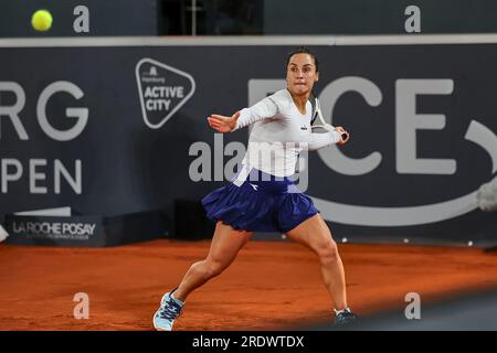 Amburgo, Amburgo, Germania. 23 luglio 2023. MARTINA TREVISAN (ITA) in azione durante l'HAMBURG EUROPEAN OPEN - Womens Tennis, WTA250 (Credit Image: © Mathias Schulz/ZUMA Press Wire) SOLO PER USO EDITORIALE! Non per USO commerciale! Crediti: ZUMA Press, Inc./Alamy Live News Foto Stock