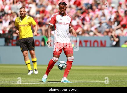 Firo : 07/23/2023, calcio, 1a divisione, 1a Bundesliga, Stagione 2023/2024, FC Bayern Monaco, presentazione squadra, partita leggende, FC Bayern - Borussia Dortmund, Foto Stock