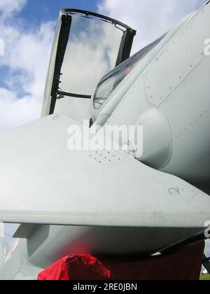 New Royal Air Force Eurofighter Typhoon T.1 ZJ808 del 29 (R) Squadron subito dopo essere entrato in servizio nel 2005. Unità di conversione operativa tifone (OCU) Foto Stock