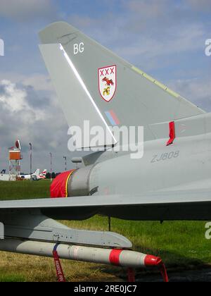 New Royal Air Force Eurofighter Typhoon T.1 ZJ808 del 29 (R) Squadron subito dopo essere entrato in servizio nel 2005. Unità di conversione operativa tifone (OCU) Foto Stock