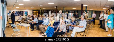 Il futuro deputato per il collegio di Exmouth and East Exeter, David Reed. Foto Stock