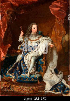 Re Luigi XV Borbone (1710-1774) da bambino Foto Stock
