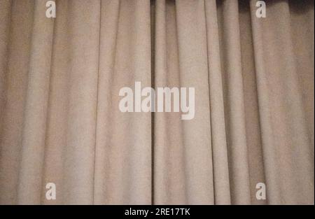 sfondo dalle pieghe delle tende macro ravvicinato Foto Stock