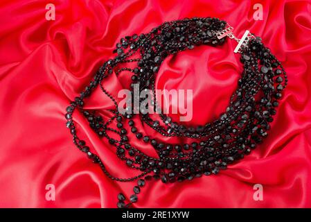 nove sfondo con accessori Foto Stock