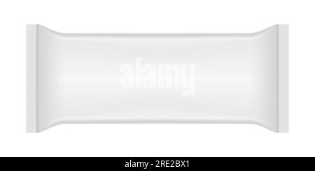 confezione per snack. Illustrazione vettoriale Illustrazione Vettoriale