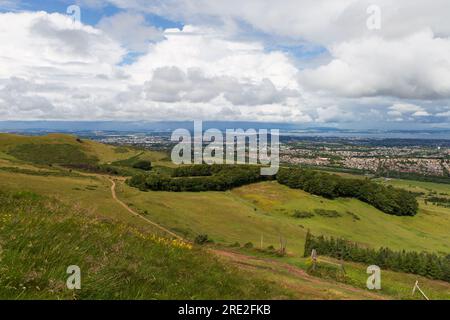 Vista di Edimburgo in Scozia Foto Stock