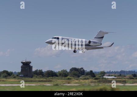 Gulfstream G280 a Boundary Bay Canada Foto Stock