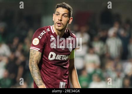 Curitiba, Brasile. 24 luglio 2023. PR - CURITIBA - 07/24/2023 - BRASILEIRO A 2023, CORITIBA X FLUMINENSE - Nino giocatore del Fluminense durante una partita contro il Coritiba allo stadio Couto Pereira per il Campeonato Brasileiro A 2023. Foto: Robson Mafra/AGIF/Sipa USA credito: SIPA USA/Alamy Live News Foto Stock