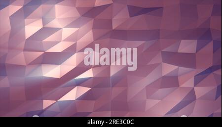 Astratto viola argento basso polytriangular sfondo mesh. Foto Stock