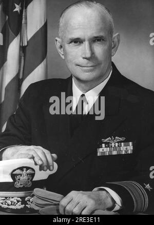 US Navy, USN Whitaker, Reuben Thornton, 23.9.1911 - 9.10.1985, ammiraglio americano, ULTERIORI-DIRITTI-CLEARANCE-INFO-NON-DISPONIBILI Foto Stock