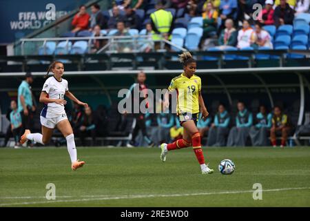 Sydney, Australia, 25 luglio 2023: Jorelyn Carabali (19) della Colombia al Sydney Football Stadium () (Patricia Pérez Ferraro/SPP) credito: SPP Sport Press Photo. /Alamy Live News Foto Stock