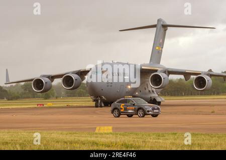 USAF C-17 Globemaster al Royal International Air Tattoo 2023 Foto Stock