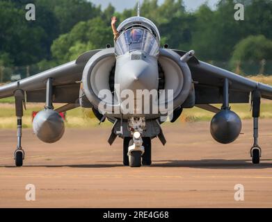 Spagnolo EAV-8B Harrier II, al Royal International Air Tattoo 2023 Foto Stock