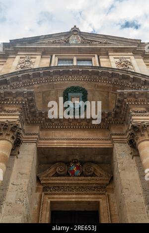 Ingresso al Museo di storia della scienza di Oxford Foto Stock