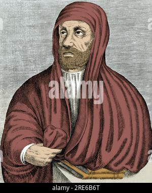 Abu Ali ibn Sina (Avicenna) Ritratto Foto Stock