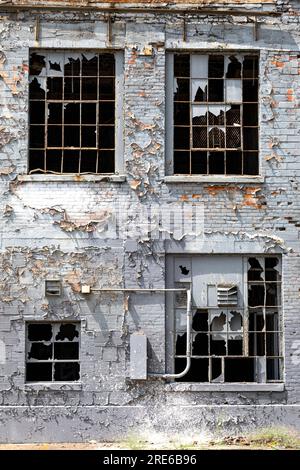 Il Fisher Body Plant No. 21 abbandonato a Detroit, Michigan, Stati Uniti, Foto Stock