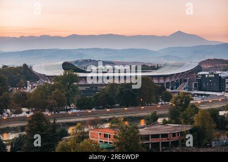 La Todor Proeski National Arena di Skopje, Macedonia del Nord Foto Stock