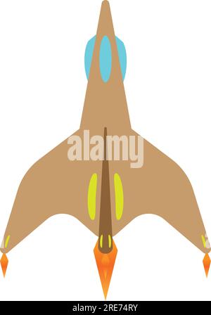 Un combattente spaziale fantasy Illustrazione Vettoriale