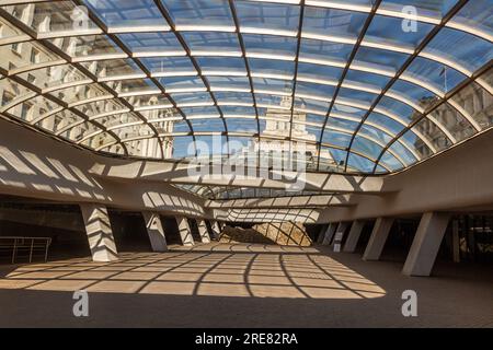 SOFIA, BULGARIA - 2 AGOSTO 2019: Scavi dell'antica città di Serdica nel centro di Sofia, Bulgaria Foto Stock