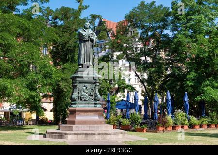 Eisenach, Germania - 06/2023: Memoriale a Martin Lutero, il riformatore. Foto Stock