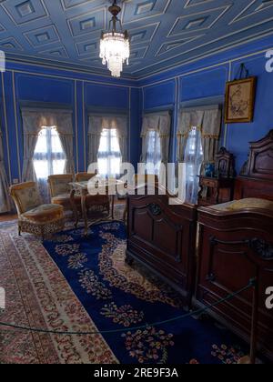 Casa indliana (Casa di Stepan Hindliyan aka Hindiuglu) interno nella città vecchia della città di Plovdiv, Bulgaria. 25 luglio 2023. Foto Stock
