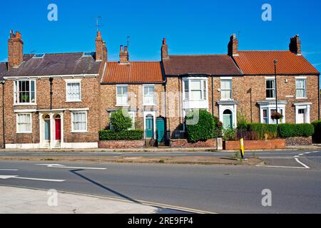 Proprietà del periodo, Monk Gate, York, Yorkshire, Inghilterra Foto Stock