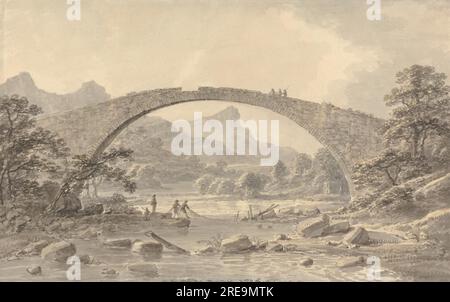 Pont Newydd vicino Dolgelly, vicino Amos Green Foto Stock