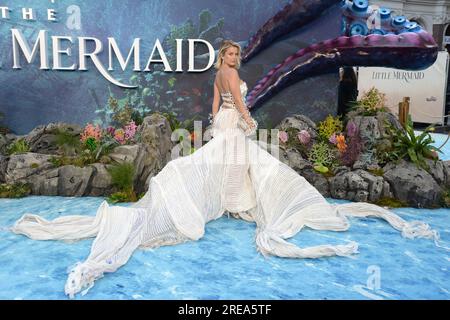 Foto deve essere accreditata ©Alpha Press 078237 15/05/2023 Tasha Ghouri The Little Mermaid UK Premiere a Londra Foto Stock