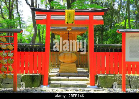 Santuario Shimogamo in verde fresco Foto Stock