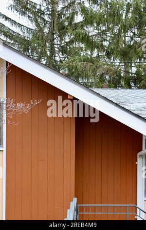 RANCH HOUSE, MODERNO QUARTIERE PERIFERICO DEGLI ANNI '1960 Foto Stock