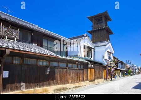 Campana del tempo a Koedo-Kawagoe Foto Stock